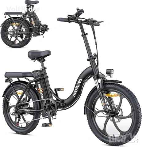 Сгъваемо електрическо колело HillMiles MilePort 1 500W 36V 13Ah, снимка 5 - Велосипеди - 54248516