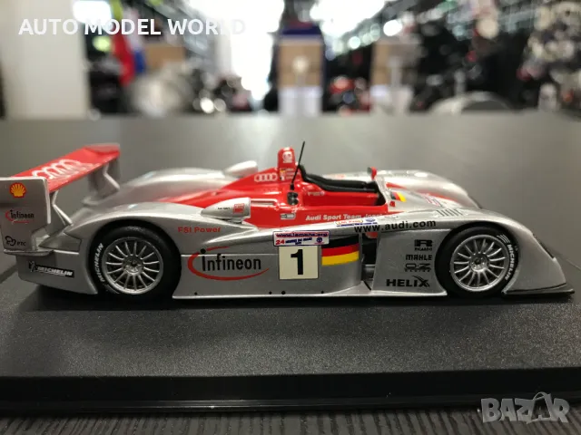 Колекционерски модел метална количка IXO MODELS AUDI R8 LE MANS WINNER, снимка 3 - Колекции - 47030573