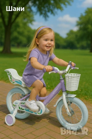 🚴‍♀️ Детски велосипед Eden 14" виолет, снимка 1