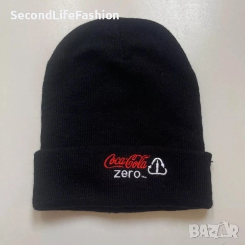 Винтидж шапка Coca-Cola Zero , зимна шапка черна, един размер