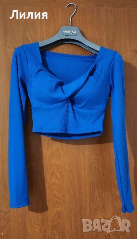 Дамски топ с дълъг ръкав, снимка 1 - Блузи с дълъг ръкав и пуловери - 45734619