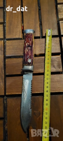 Ловен нож с кания Mikov, снимка 2 - Ловно оръжие - 54071987