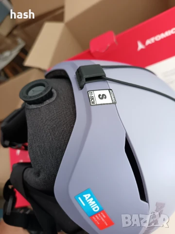 Ски каска ATOMIC Four Amid - Лавандулово - Размер S / 51-55 см, снимка 11 - Спортна екипировка - 50886652