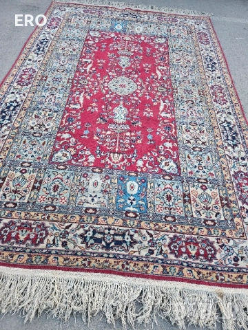 Персийски килим Tebriz, снимка 2 - Килими - 51466323