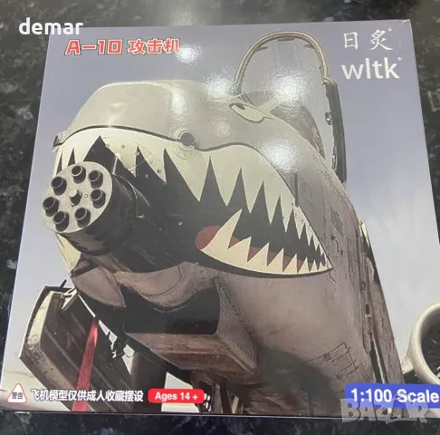 NUOTIE 1/100 A-10 Thunderbolt II (Warthog)-предварително сглобен метален модел на самолет - VX-23, снимка 9 - Други ценни предмети - 50322017