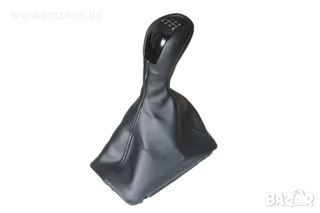 Кожена Топка за скоростен лост с кожен маншон и рамка за Мерцедес MERCEDES E класа W211 S211 6 ск., снимка 3 - Аксесоари и консумативи - 50342353