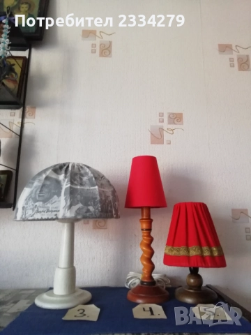 Стари настолни лампи. , снимка 5 - Настолни лампи - 52079671