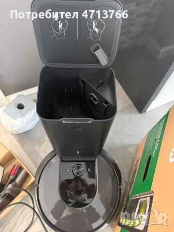 Прахосмукачка-робот IROBOT Roomba Combo I8+ 857840, 0.27l, 14.4v, снимка 5 - Прахосмукачки - 53155449