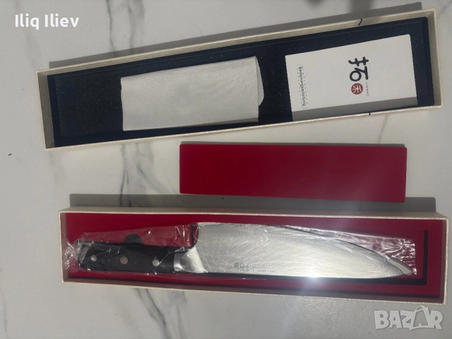 Професионален Кухненски нож на шеф, снимка 6 - Прибори за хранене, готвене и сервиране - 52930764