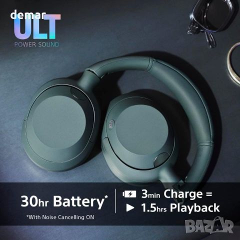 Sony ULT WEAR-безжични шумопотискащи слушалки с ULT POWER SOUND, черни, снимка 8 - Bluetooth слушалки - 45620942