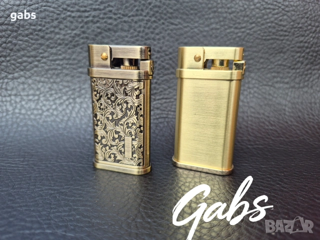 Стилна метална бензинова запалка в подаръчна кутия,два модела No 603, снимка 5 - Запалки - 53873151