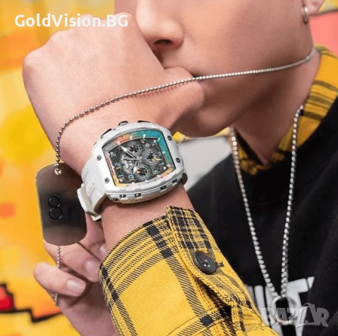 Мъжки часовник Mark Fairwhale – RAINBOW + ПОДАРЪК, снимка 3 - Мъжки - 53179233