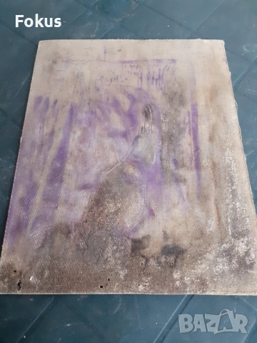 Оригинална стара матрица за линогравюра с подпис КА, снимка 5 - Антикварни и старинни предмети - 53285703