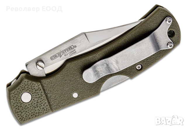 Сгъваем нож Cold Steel Double Safe Hunter OD Green CS-23JC, снимка 4 - Ножове - 45019481