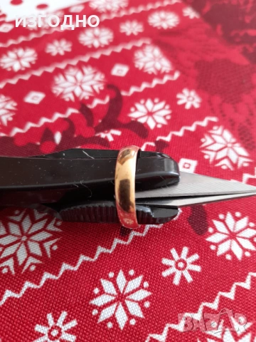 320€ ЦЕНА КАТО ЗА МАТЕРИАЛ*ЗЛАТНА ХАЛКА 14К 3.95 ГРАМА 4-5 mm.