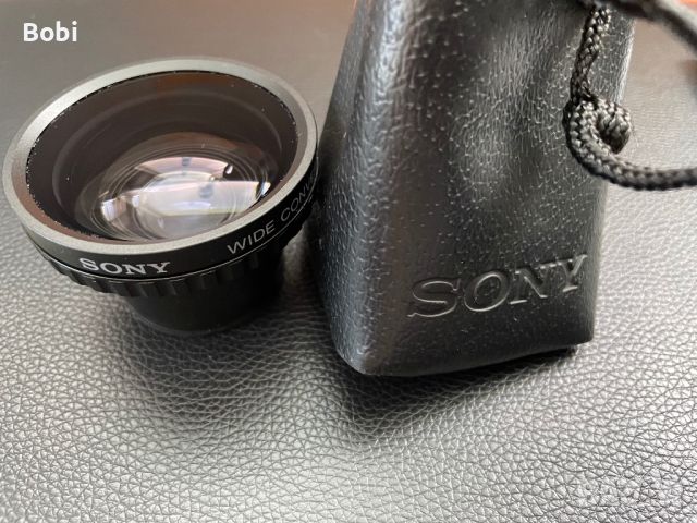 Sony wide conversion lens VCL-0637H x0.6 +калъфче