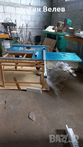 Нов преносим форматен циркуляр с кантираща и оберфреза, цена 3600лв.с ддс.