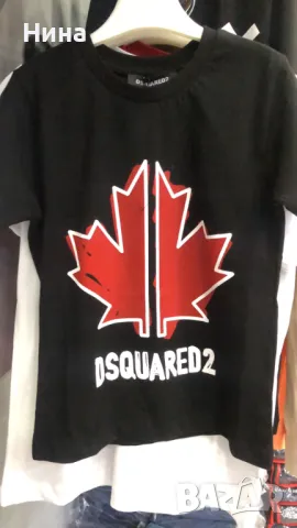 Детска тениска Dsquared2 в черен цвят 🍁, снимка 3 - Детски тениски и потници - 50176057