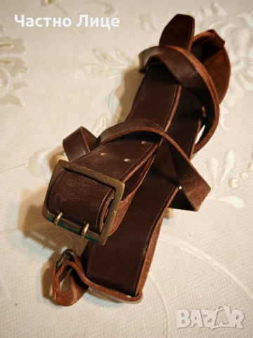 Царски ОФИЦЕРСКИ ВОЕНЕН КОЛАН С ПОРТУПЕЙ 1940те г  Отлично състояние., снимка 4 - Антикварни и старинни предмети - 52793008