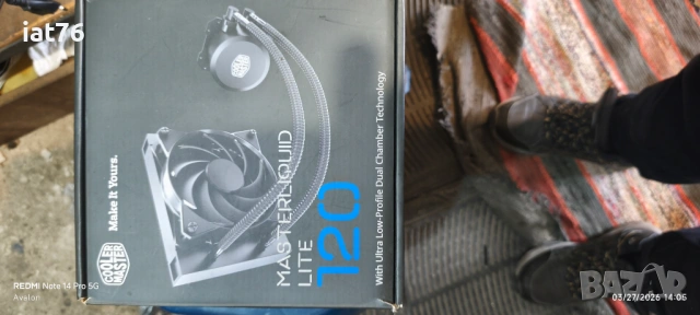 Водно охлаждане Cooler Master, един вентилатор