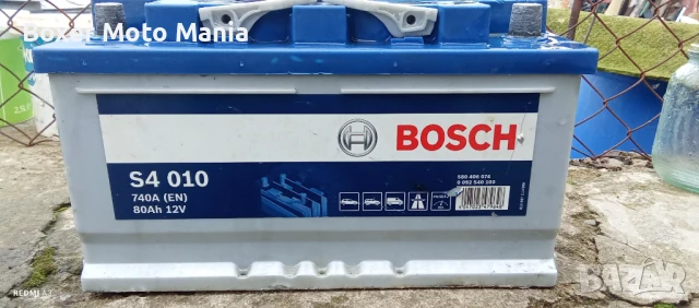 Акумулатор,"Бош",80Ач за Дизелови МПС:Бусове,Джипове и Камиончета, снимка 1