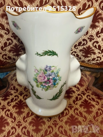 красива порцеланова ваза Limoges, снимка 2 - Вази - 52738542