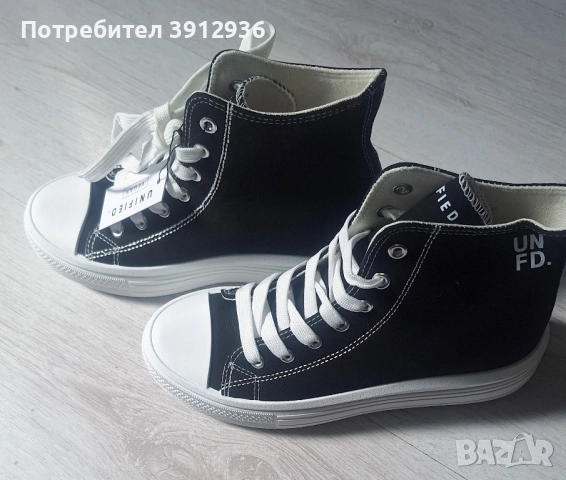 Дамски кецове в черен цвят. Ново!, снимка 2 - Кецове - 51771816