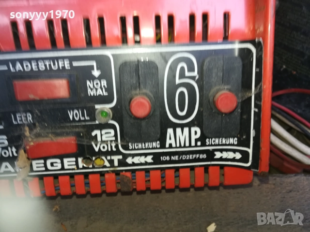 ABSAAR 6/12V-6AMP-BATTERY CHARGER-ВНОС SWISS 0910251452, снимка 10 - Аксесоари и консумативи - 51998552