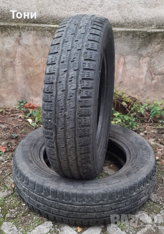 2 броя зимни гуми 195 75 16с бусови 7мм, снимка 3 - Гуми и джанти - 52508480