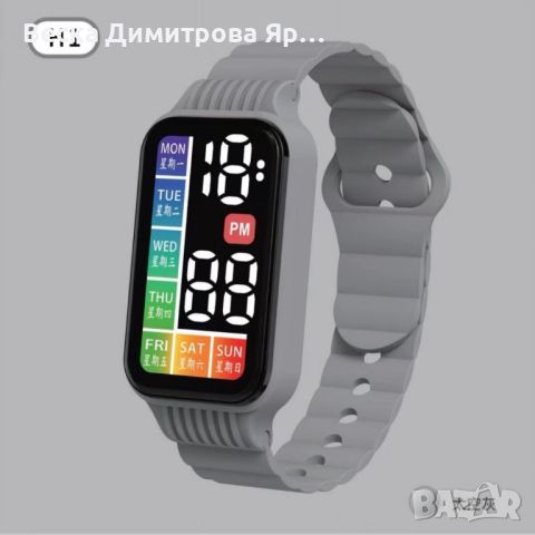 Нов електронен LED часовник , снимка 7 - Други - 46578779