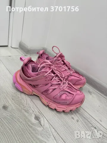 носени Balenciaga Track розови, снимка 1 - Маратонки - 49498034