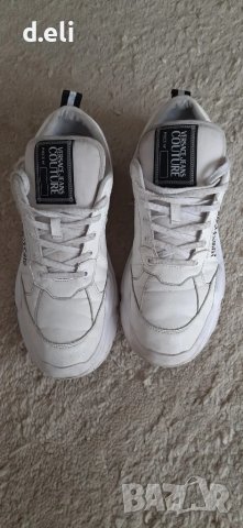 VERSACE Couture Original Size 43-44 Кожени сникърси , снимка 4 - Спортни обувки - 51401990