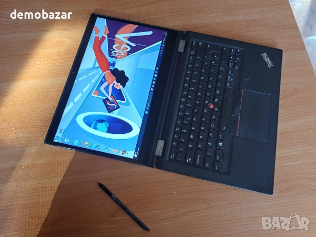 13.3'FHD 4G IPS Touch  Lenovo Yoga Core™i7-8th/16GB DDR4/256GB SSD NVMe, снимка 3 - Лаптопи за работа - 53132236