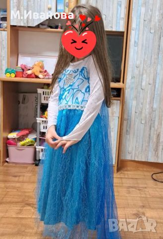 Рокля Елза 5-6 години, снимка 14 - Детски рокли и поли - 45468029