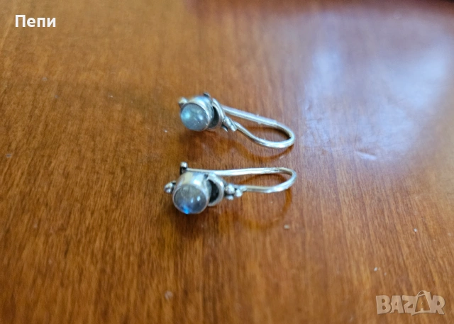 Уникални сребърни обици