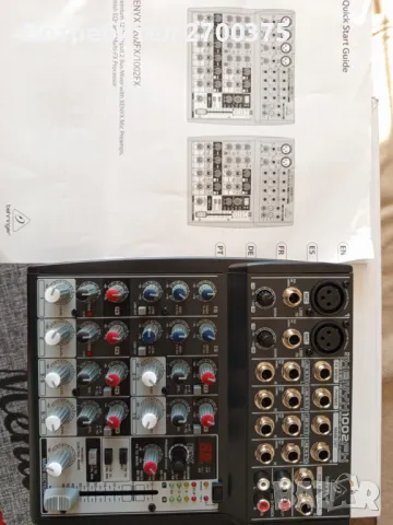 Аудио миксер Behringer Xenyx 1002 FX, снимка 2 - Ресийвъри, усилватели, смесителни пултове - 49290890