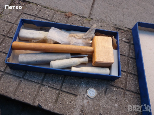 Инструменти за дърворезба  СССР отлични  комплект, снимка 3 - Антикварни и старинни предмети - 53129873