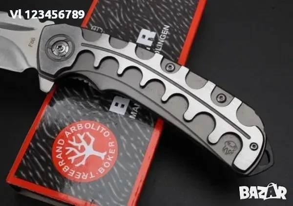 Чудесен сгъваем нож BOKER F86 размери 98х231, снимка 2 - Ножове - 50834688