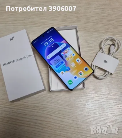 Продавам Honor Magic 6 lite 256gb 8+8 ram, снимка 1 - Huawei - 48660512