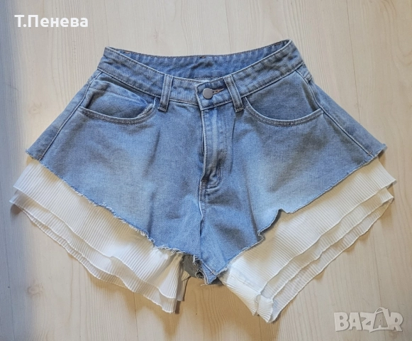 Дънки с модерен дизайн С размер. , снимка 2 - Дънки - 51742856