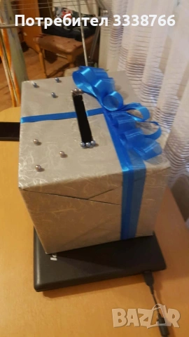 Ръчна изработена кутия за пари, снимка 2 - Декорация за дома - 54233853