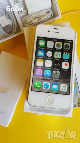 iPhone 4S (16gb) White IOS 8.4, снимка 1 - Apple iPhone - 46130510