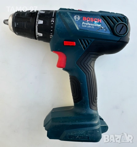 Bosch GSR 18V-21 - Акумулаторен винтоверт 18V 2022г.