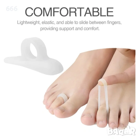 Силиконов разделител за пръсти тип "чукче", снимка 5 - Други - 53865713