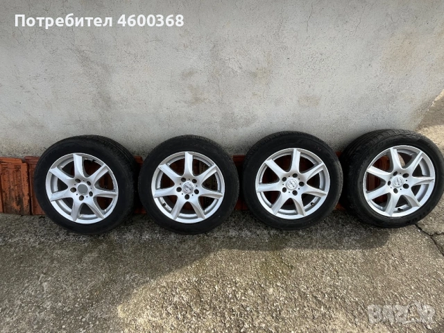 Джанти ENZO с летни гуми DOT4822 ET35 7J 5x112 66.6 , снимка 4 - Гуми и джанти - 53802797