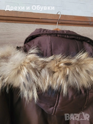 Зимно яке естествен пух лисица , снимка 3 - Якета - 50495109