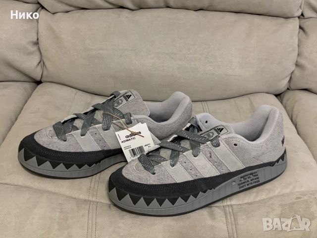 Adidas Neighborhood x Adimatic Charcoal Solid Grey, снимка 4 - Маратонки - 46613465