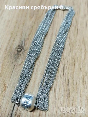 Pandora оригинална сребърна гривна S 925 ALE , снимка 4 - Гривни - 53290447
