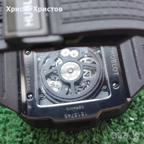 Мъжки луксозен часовник Hublot Square Bang, снимка 4 - Мъжки - 46972520