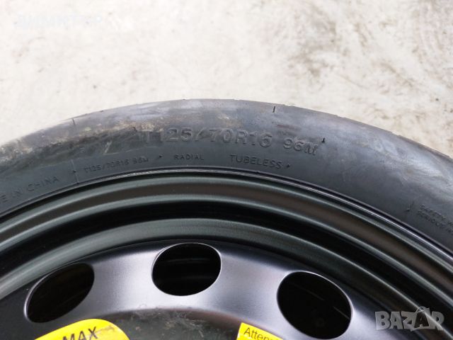 1 бр.патерица Hankook 125 70 16 Vw 16-ka 5x112 et 25,5: golf 5,6 Touran , снимка 7 - Гуми и джанти - 45253349